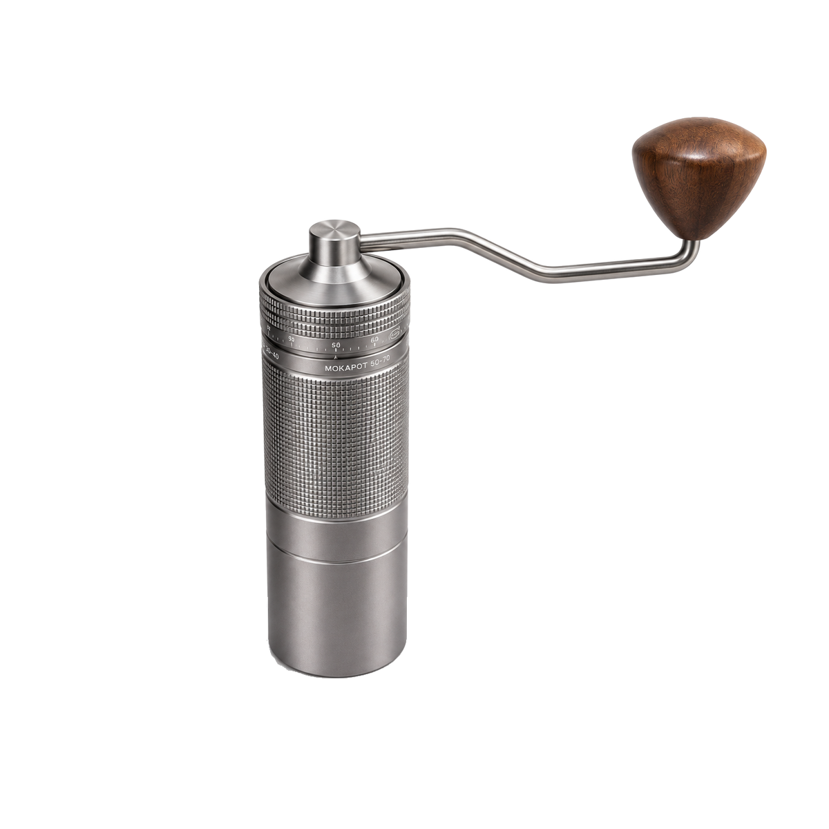 Manual grinder in Titanium Grey